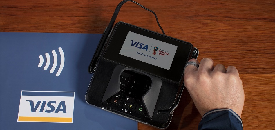 Visa logra que el 20% de compras en Rusia 2018 sean ‘contactless’
